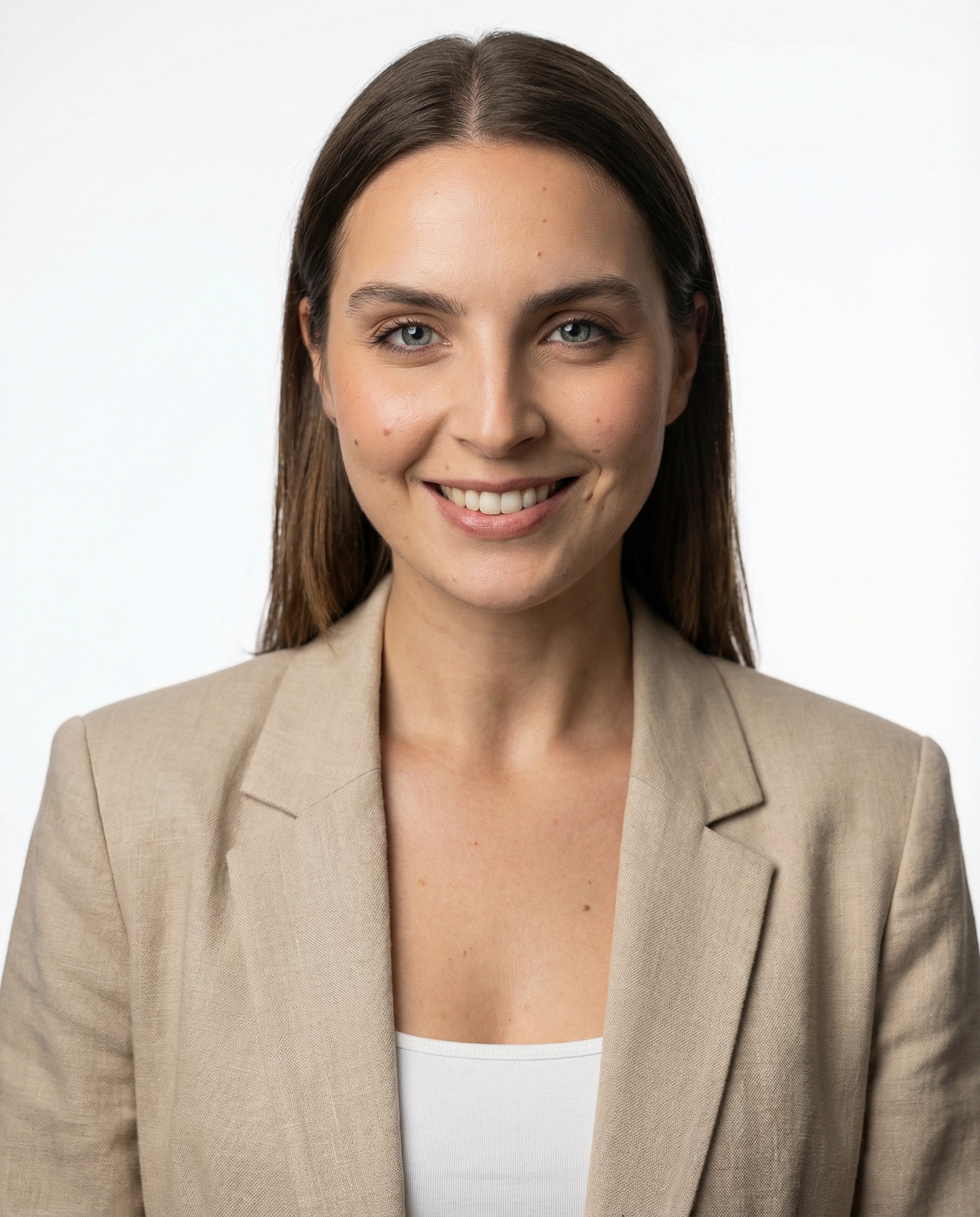 Tailleur in Lino Beige