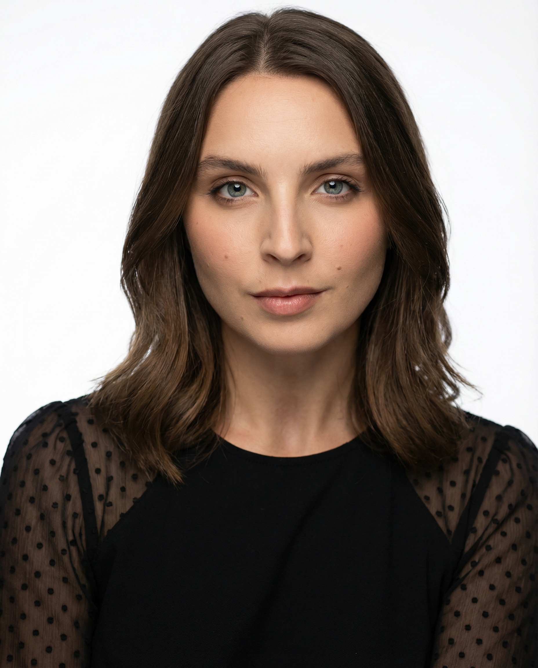 Top Nero Maniche Velate