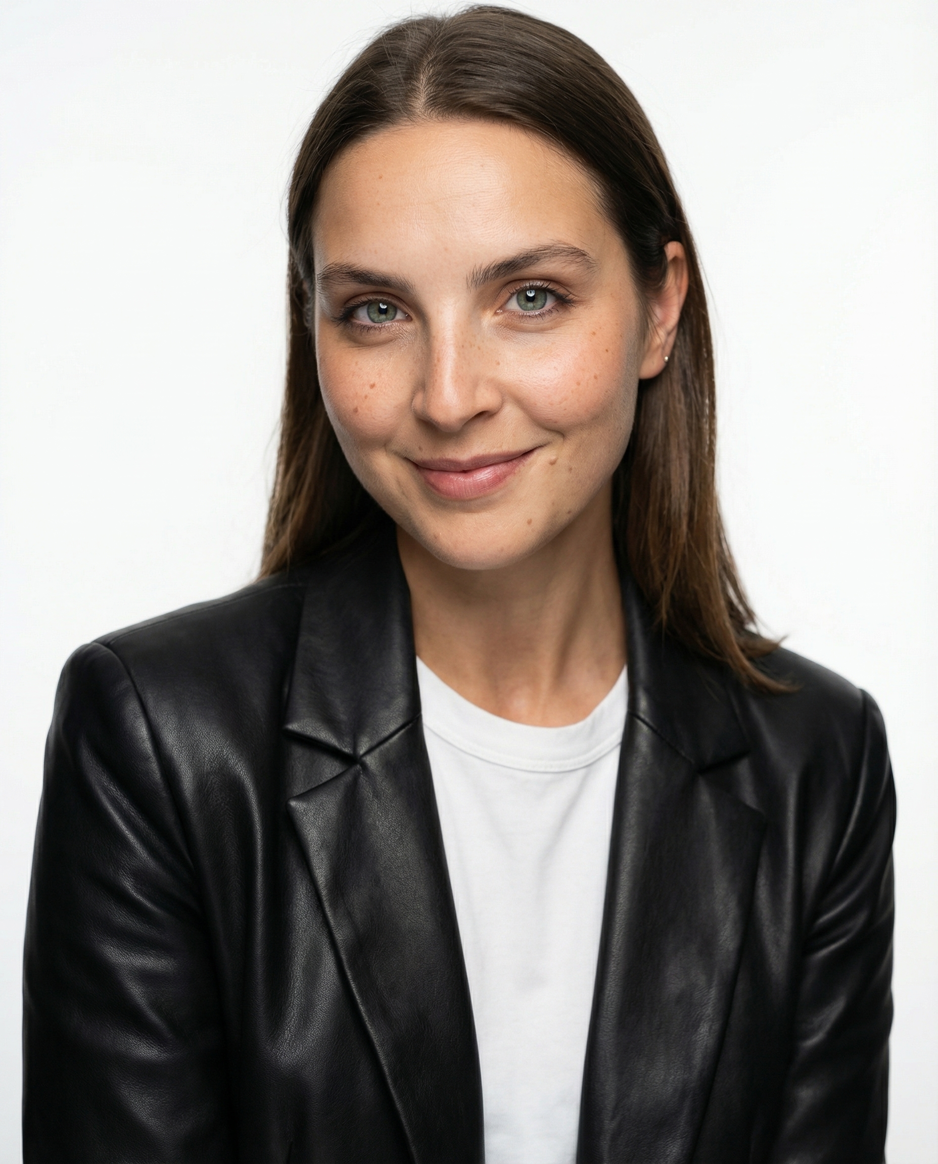 Blazer in Pelle Nero