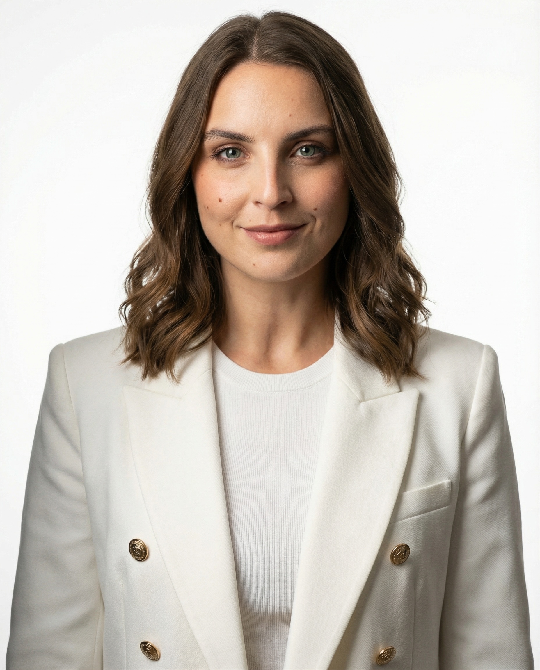 Blazer Bianco Strutturato