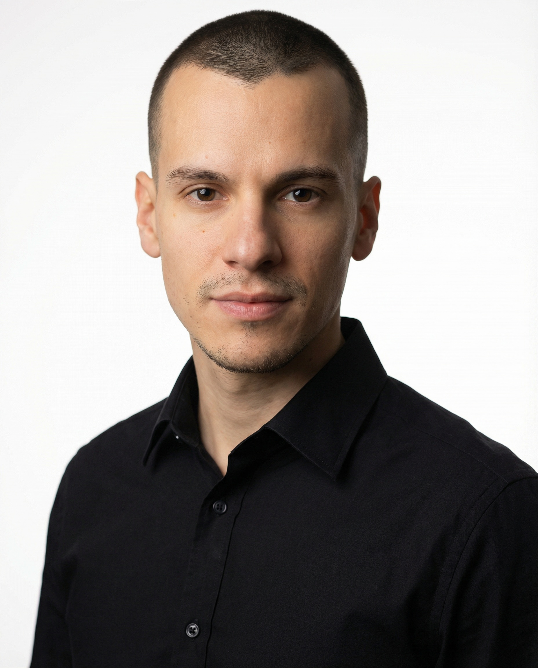 Camicia Nera Slim Fit