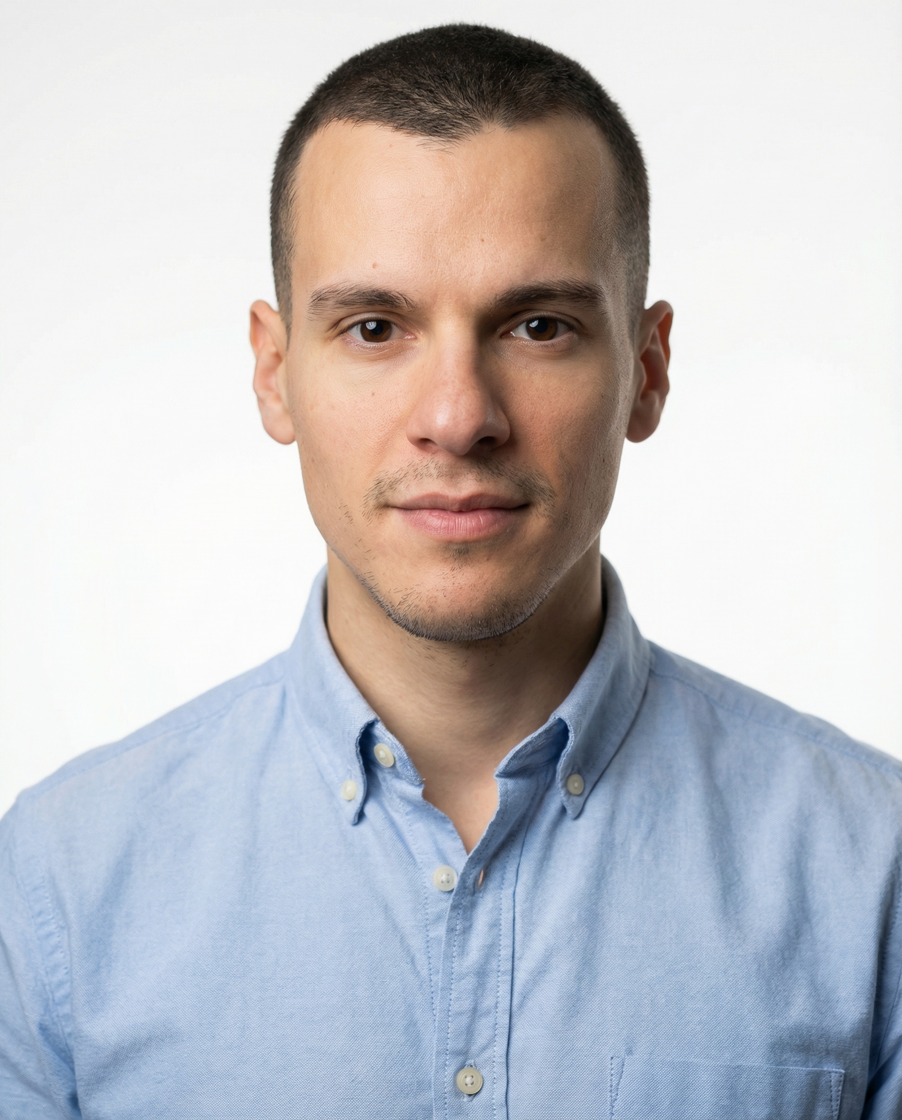 Camicia Oxford Azzurra