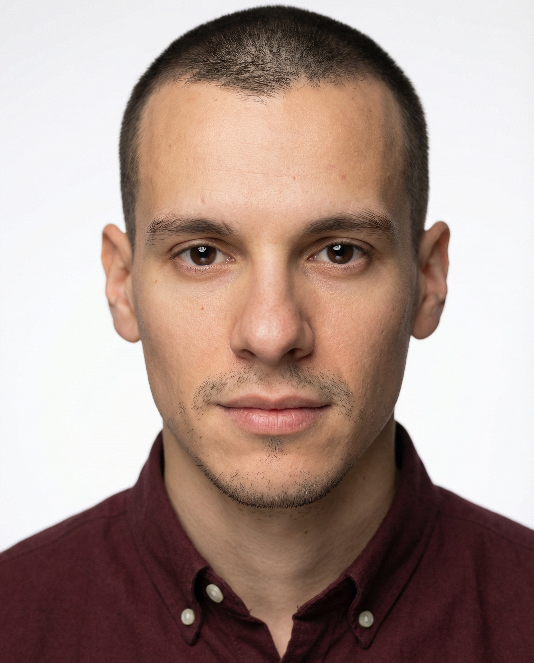 Camicia Bordeaux Button-Down